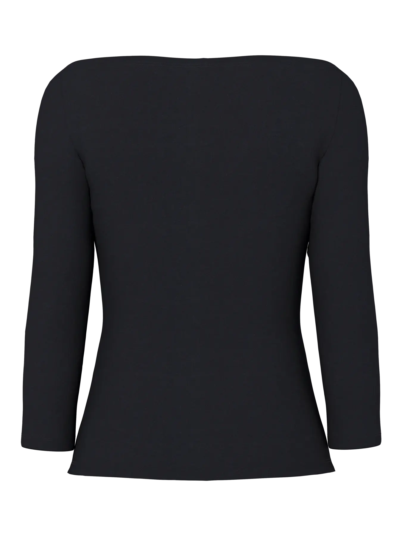 PCPHOEBE 3/4 BOATNECK TOP JRS - Black
