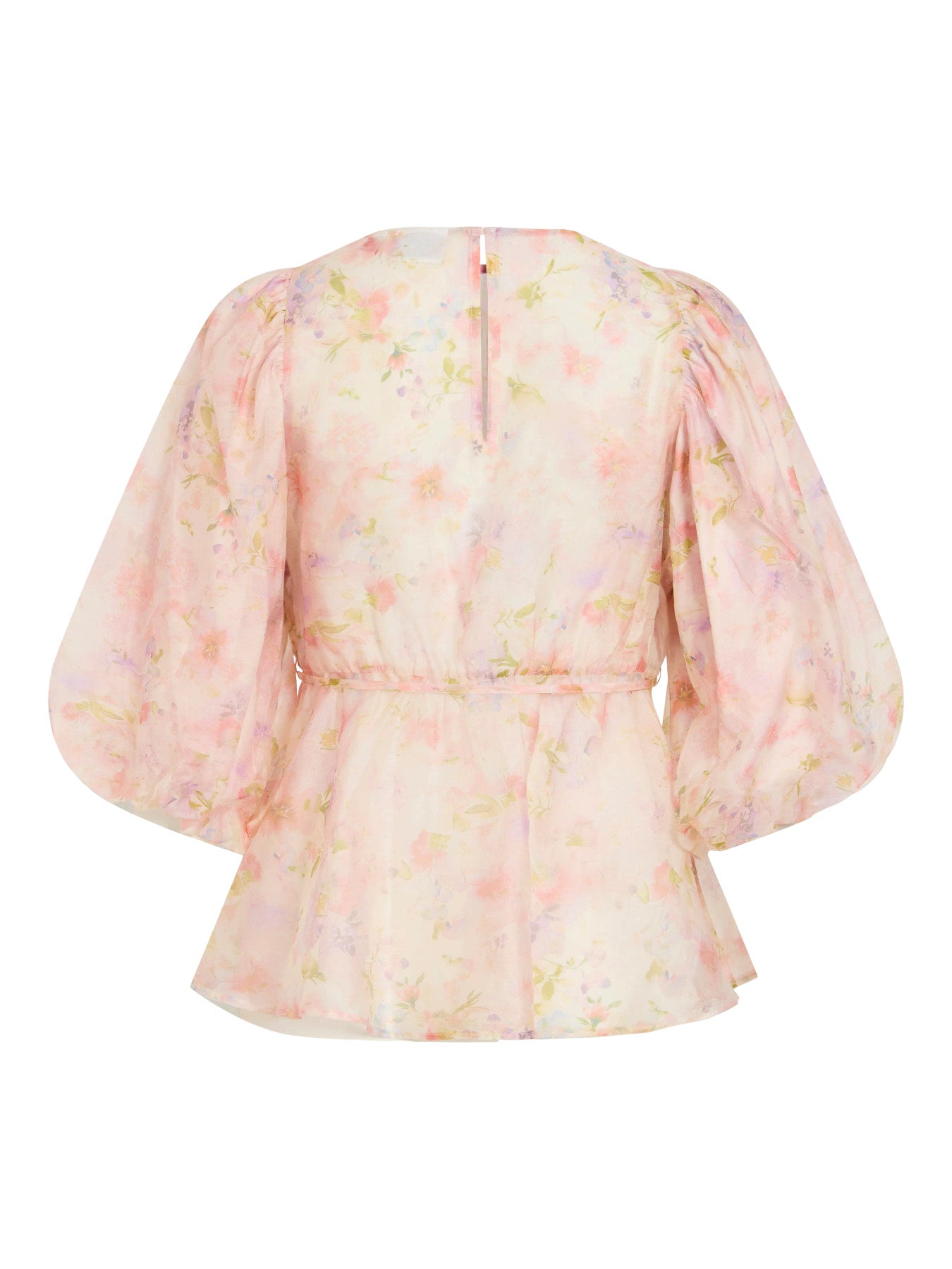 VIKARINA 3/4 TOP - Birch/Flowers
