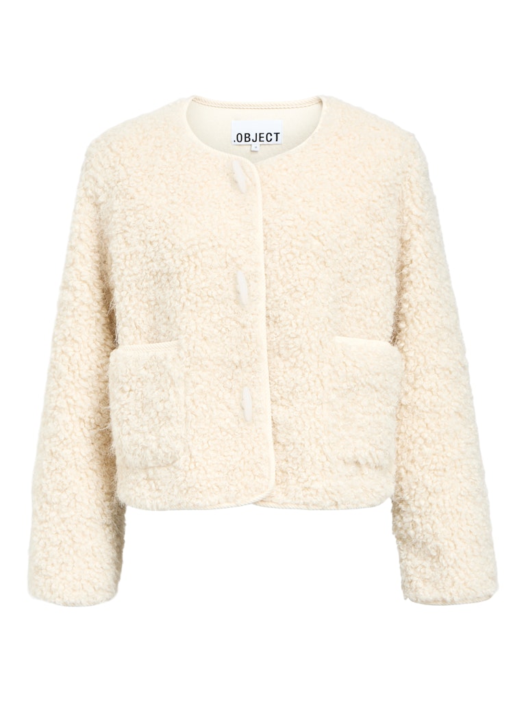 OBJIDUNA LS RE JACKET - White Sand