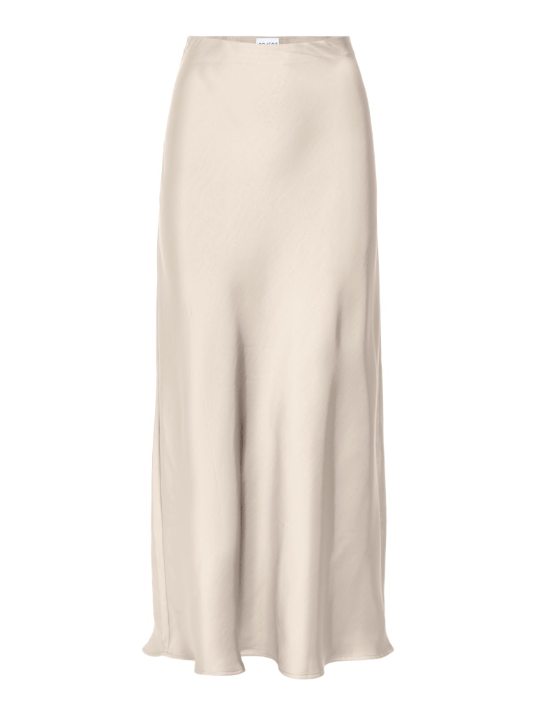 OBJCHILLI MW LONG SKIRT - Silver Gray