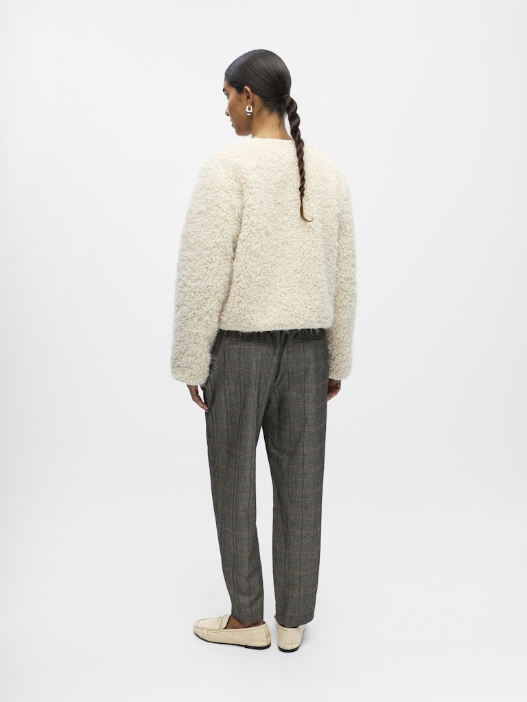 OBJIDUNA LS RE JACKET - White Sand
