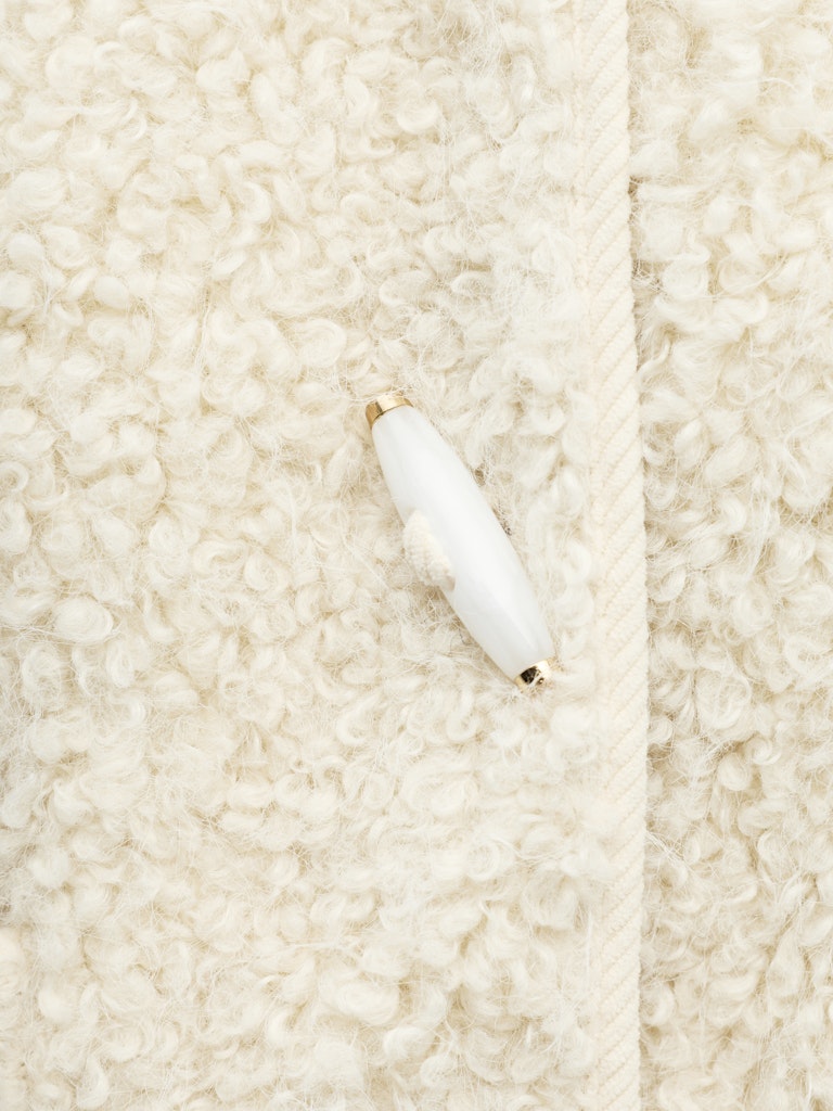 OBJIDUNA LS RE JACKET - White Sand