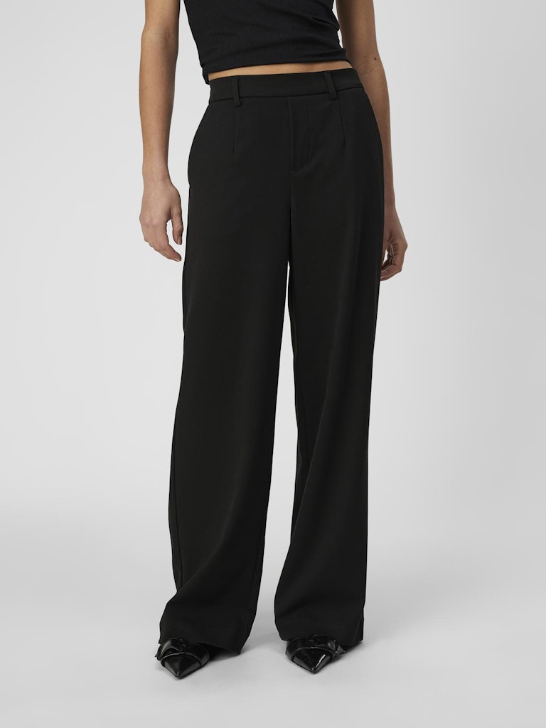 OBJLISA WIDE PANT - Black