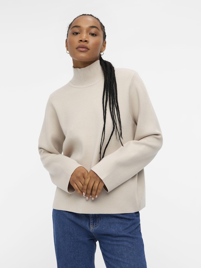 OBJREYNARD HIGH NECK - Silver Gray