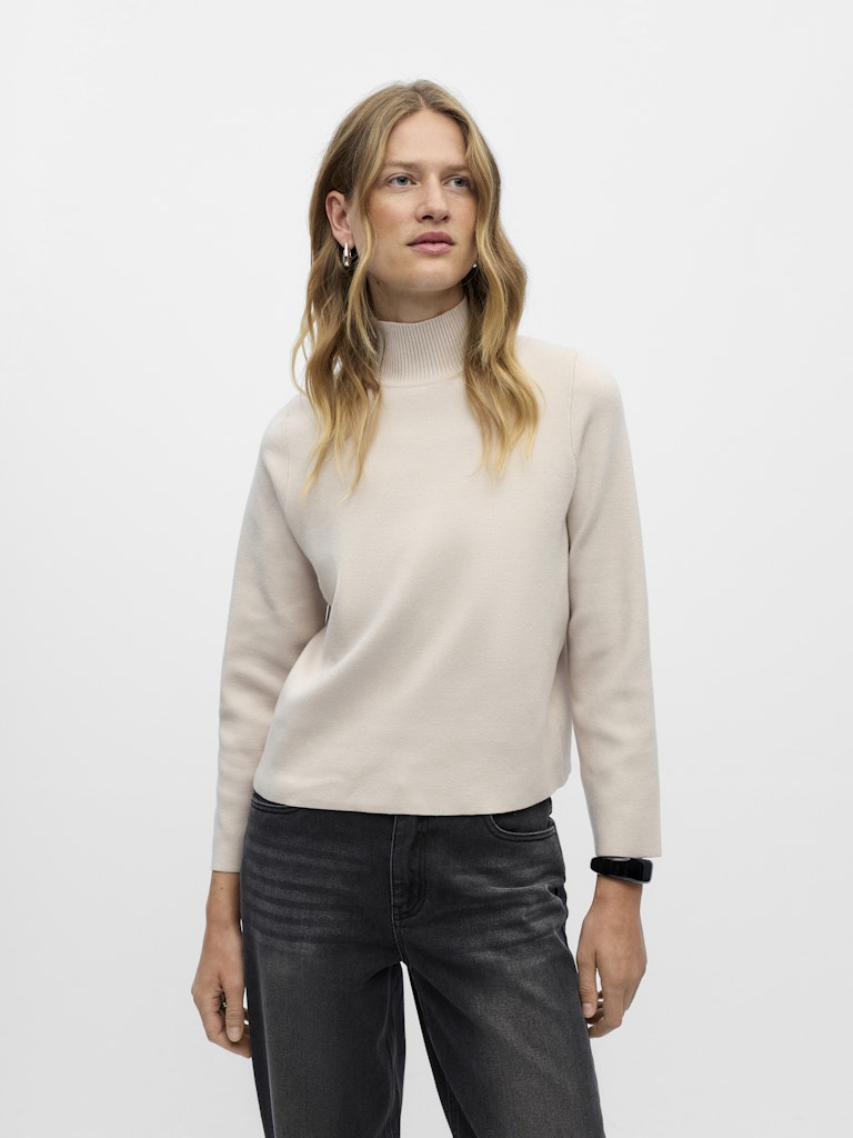 OBJREYNARD HIGH NECK - Silver Gray