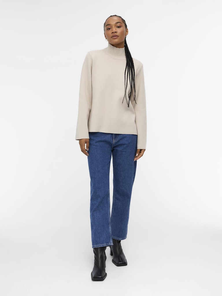 OBJREYNARD HIGH NECK - Silver Gray