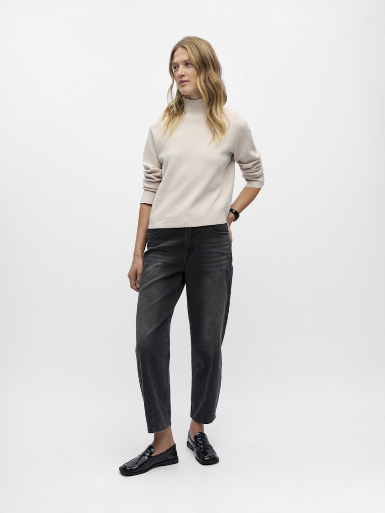OBJREYNARD HIGH NECK - Silver Gray