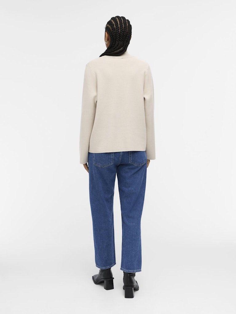OBJREYNARD HIGH NECK - Silver Gray