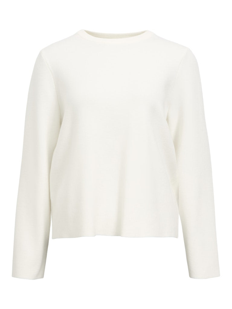 OBJREYNARD O-NECK PULLOVER - Cloud Dancer