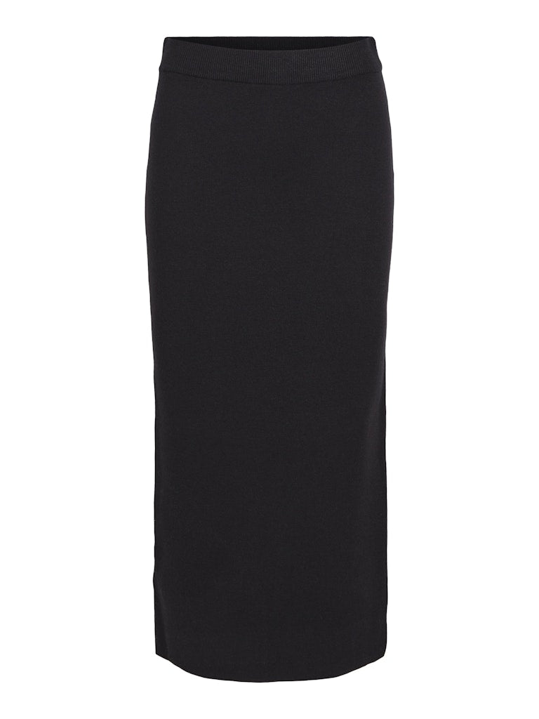 OBJREYNARD HW KNIT SKIRT - Black