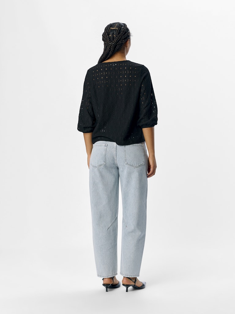 OBJLAILA 3/4 RE TOP - Black
