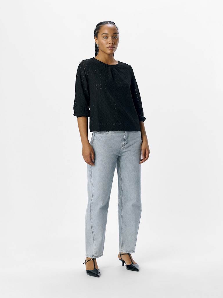 OBJLAILA 3/4 RE TOP - Black