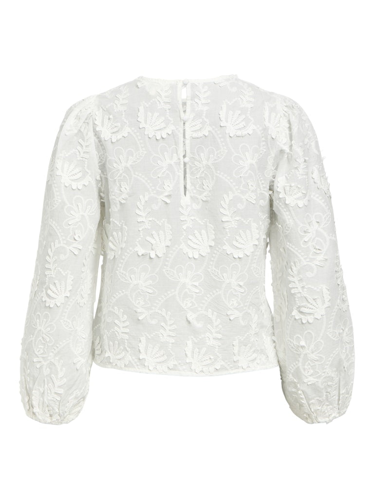 OBJMYA RE L/S TOP - Cloud Dancer