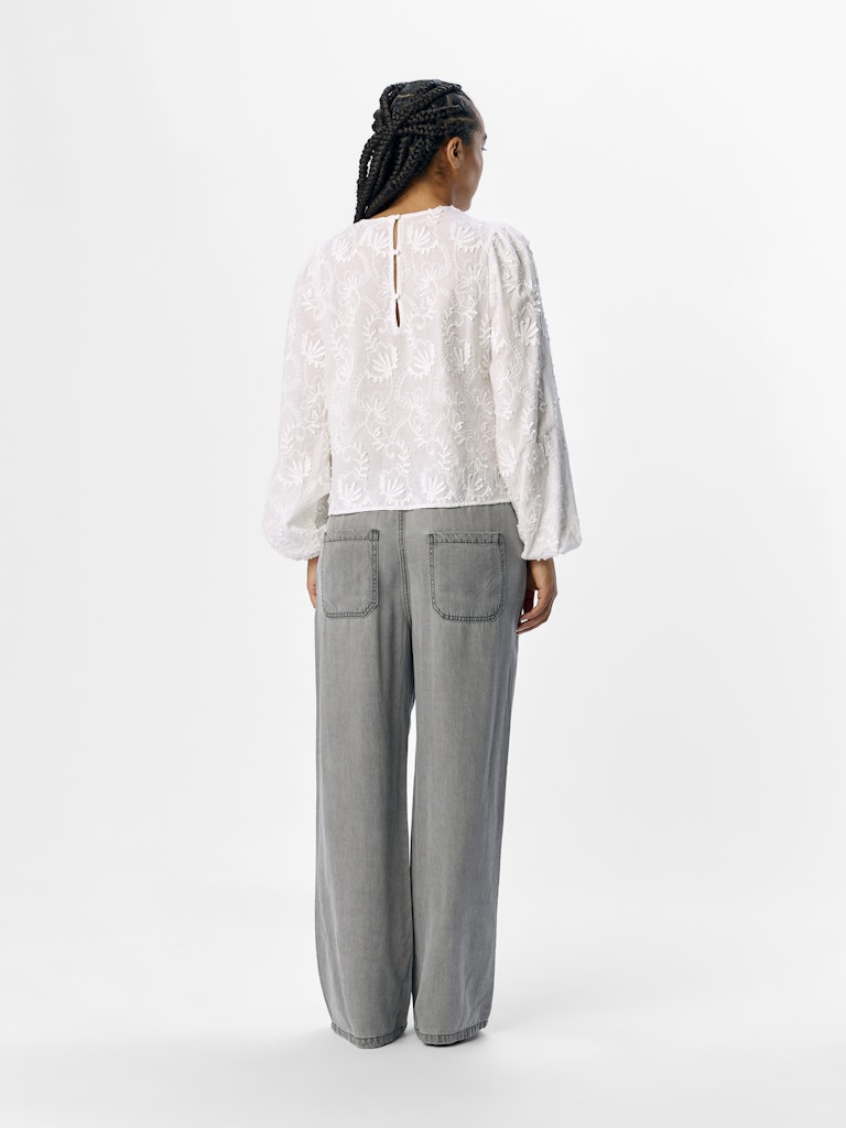 OBJMYA RE L/S TOP - Cloud Dancer
