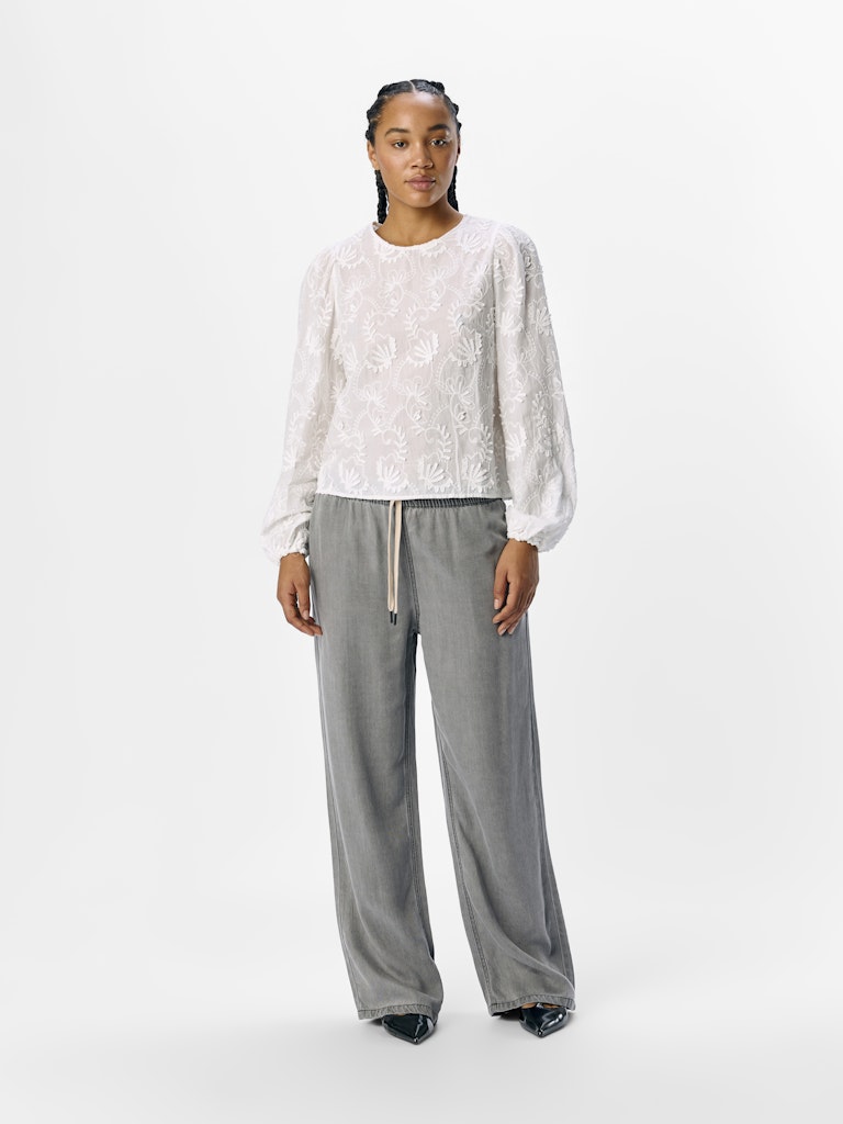 OBJMYA RE L/S TOP - Cloud Dancer