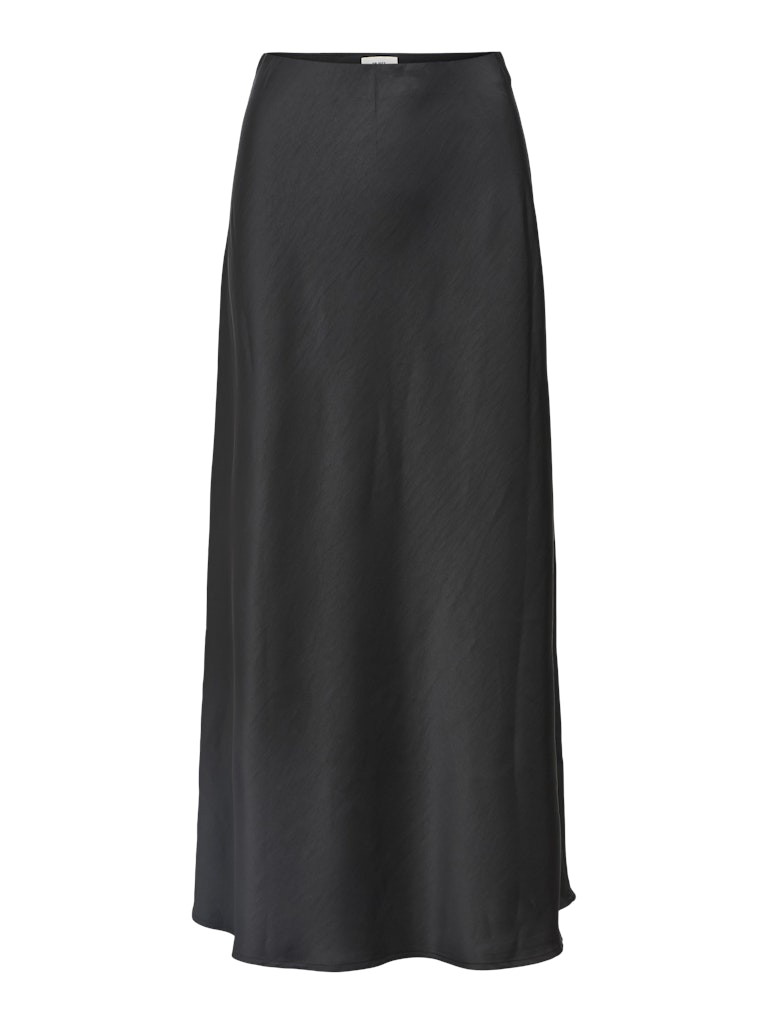 OBJCHILLI MW LONG SKIRT - Black