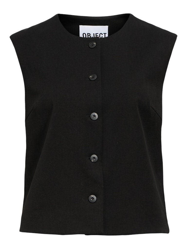 OBJLISA RE WAISTCOAT - Black