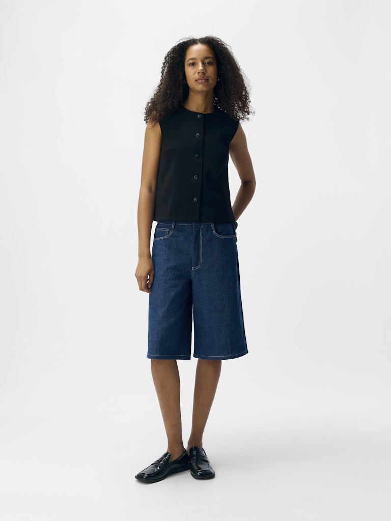 OBJLISA RE WAISTCOAT - Black