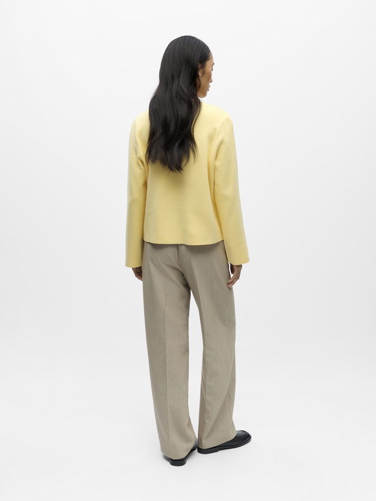 OBJREYNARD O-NECK PULLOVER - Sunlight