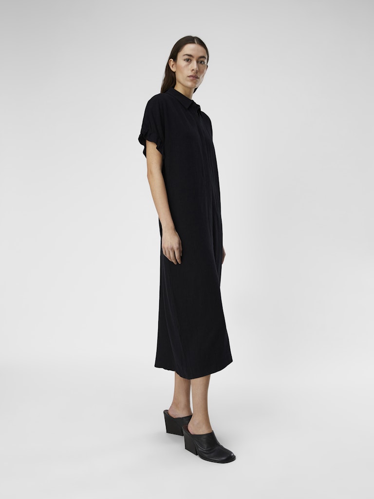 OBJSANNE TIANA S/S DRESS - Black