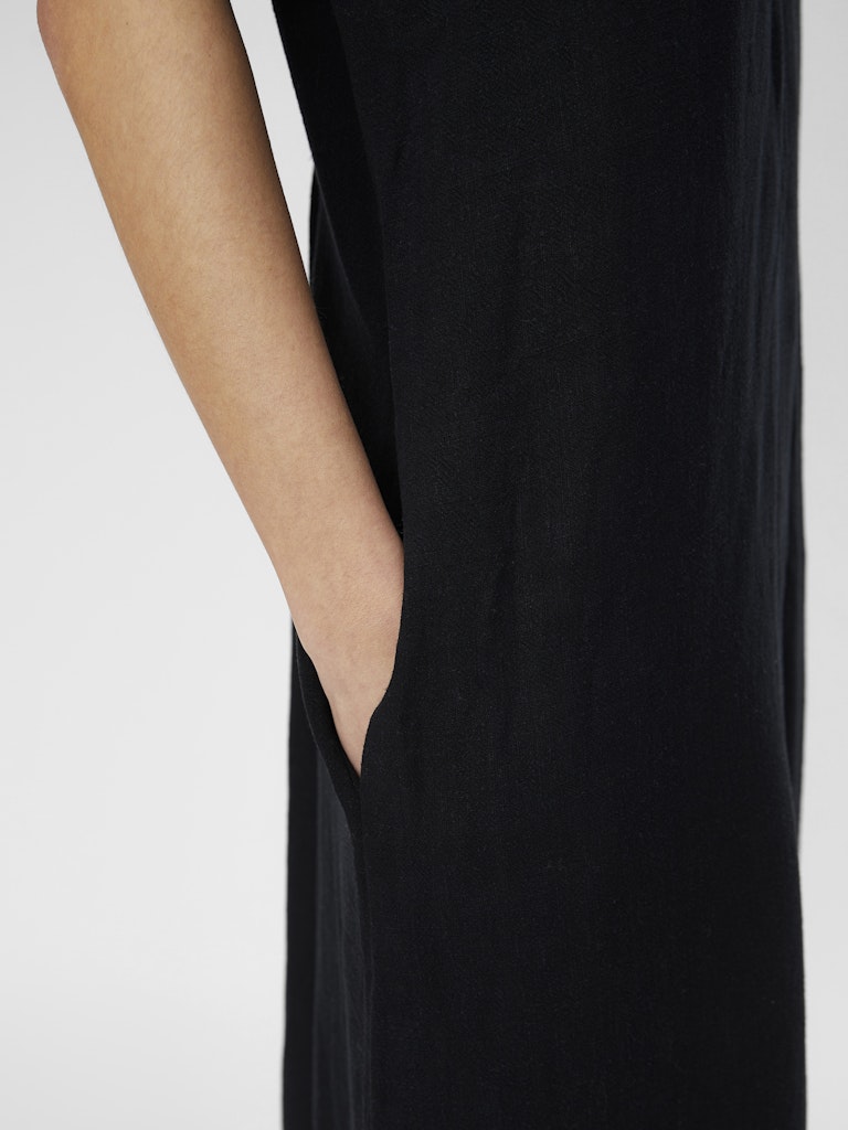 OBJSANNE TIANA S/S DRESS - Black