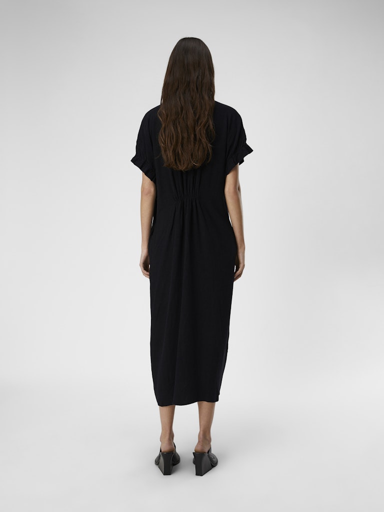 OBJSANNE TIANA S/S DRESS - Black