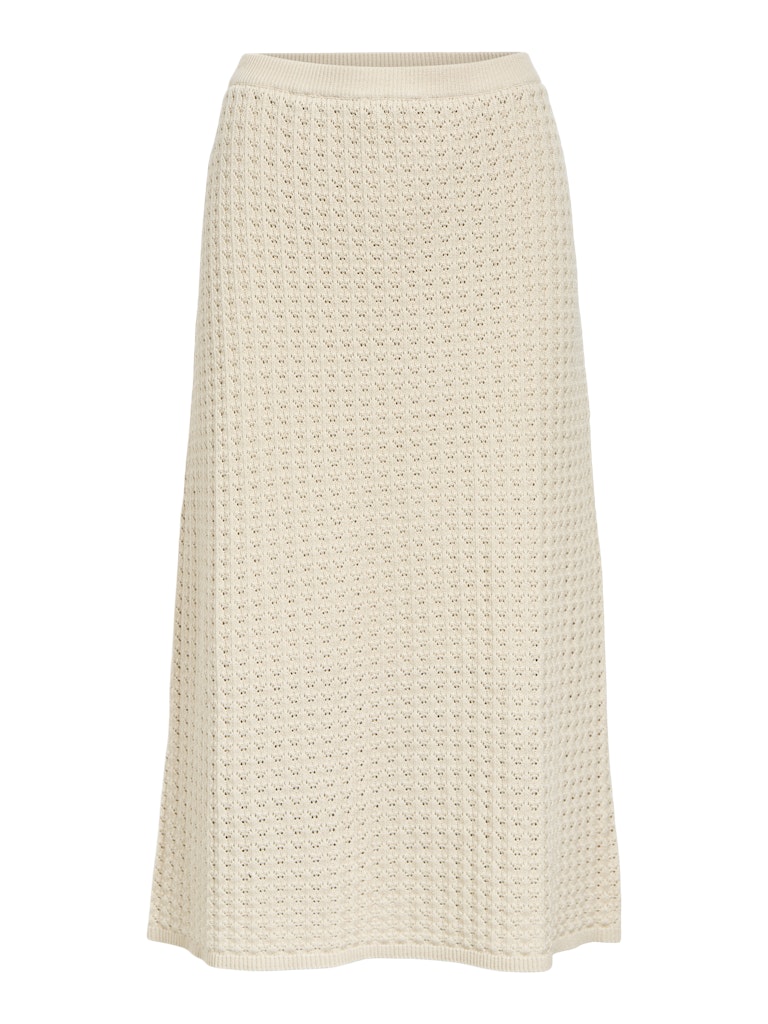 OBJESTER MW RE MIDI PATTERN SKIRT - Sandshell