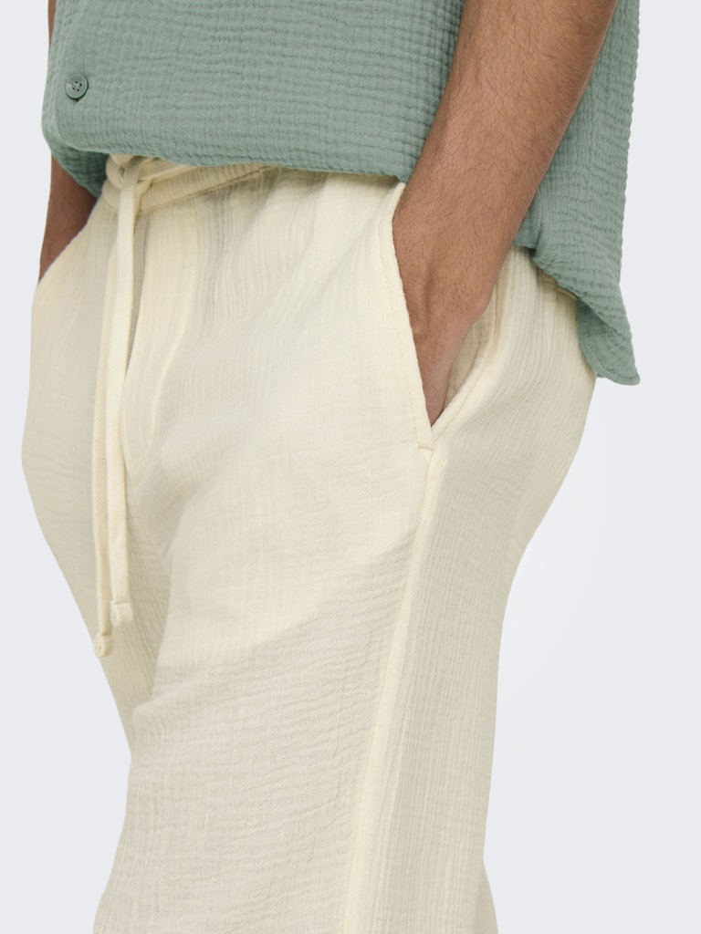 ONSSINUS 0158 LOOSE PANT - Egret
