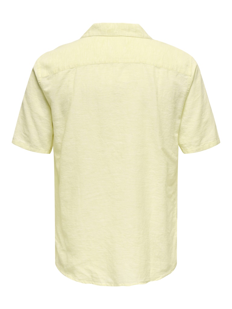 ONSCAIDEN LIFE SS SOLID RESORT LINEN - Flan