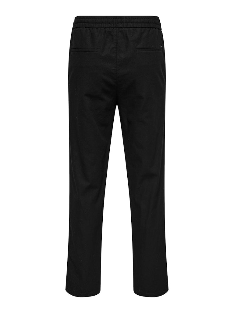 ONSSINUS LOOSE 0007 COT LIN PANT - Black