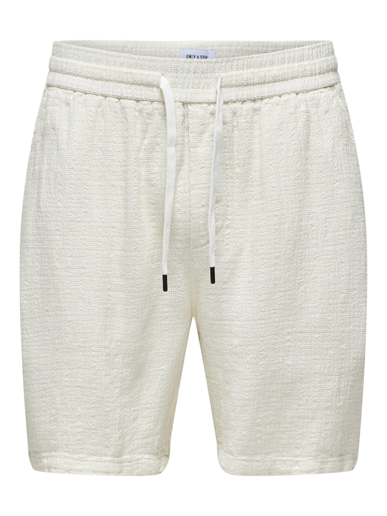 ONSTEL LINEN LATHAM 0257 SHORTS - Cloud Dancer