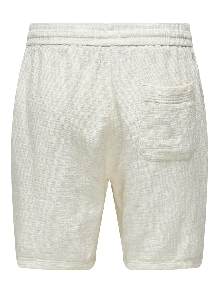 ONSTEL LINEN LATHAM 0257 SHORTS - Cloud Dancer