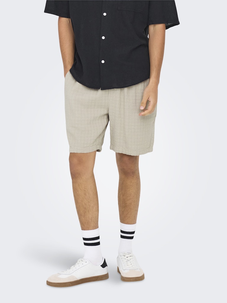 ONSTEL LATHAM 0257 SHORTS - Silver Lining