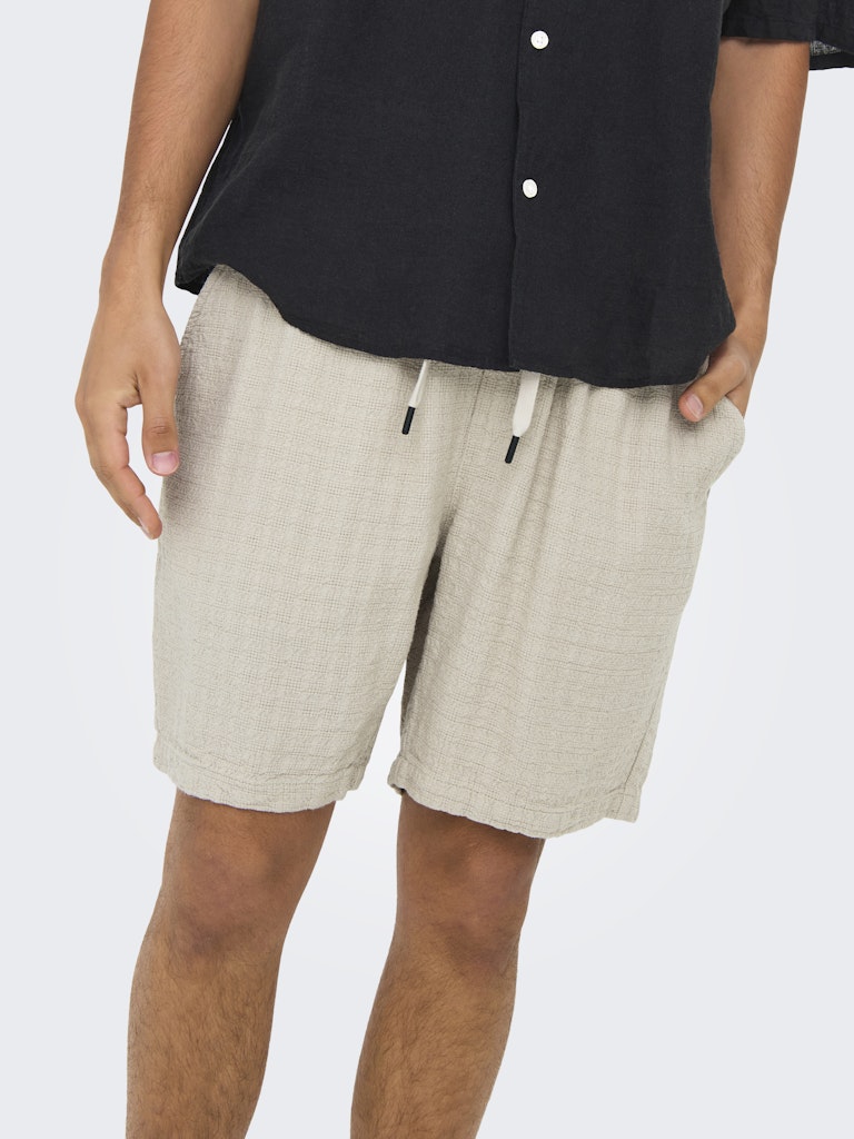 ONSTEL LATHAM 0257 SHORTS - Silver Lining