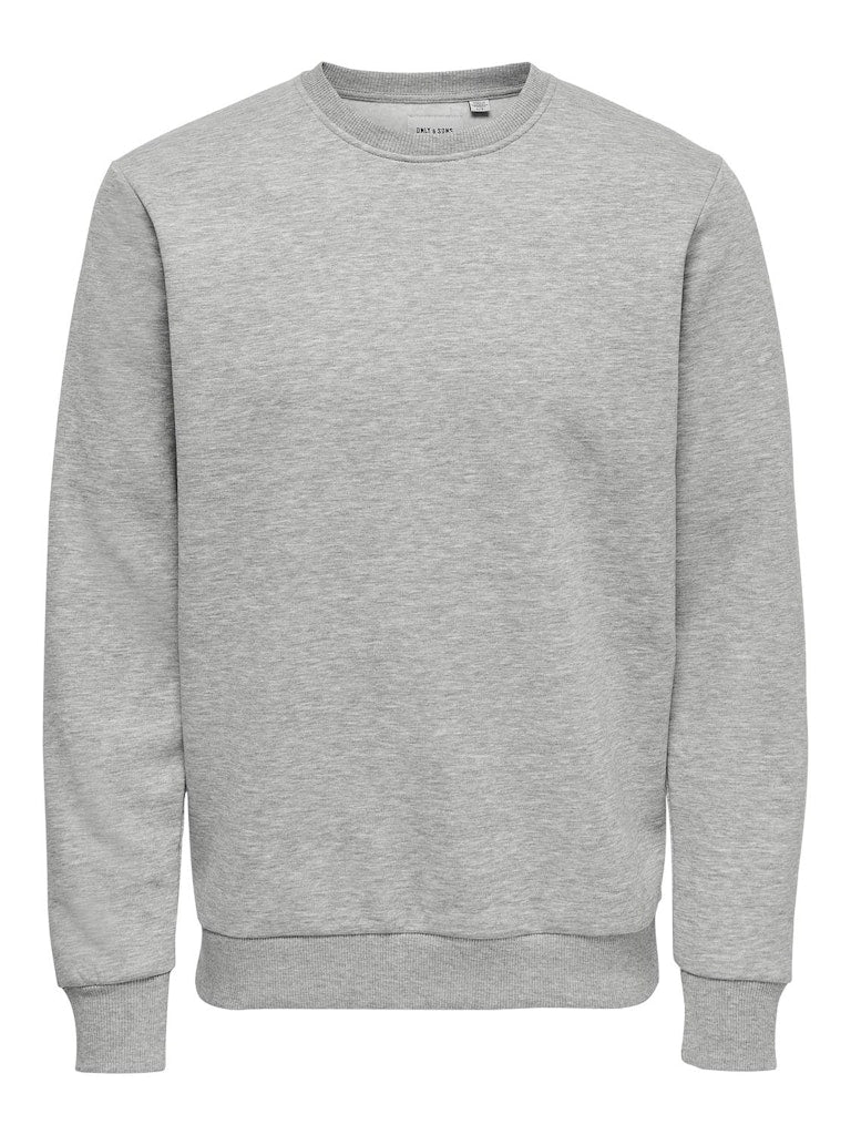 ONSCERES CREW NECK - Light Grey Melange