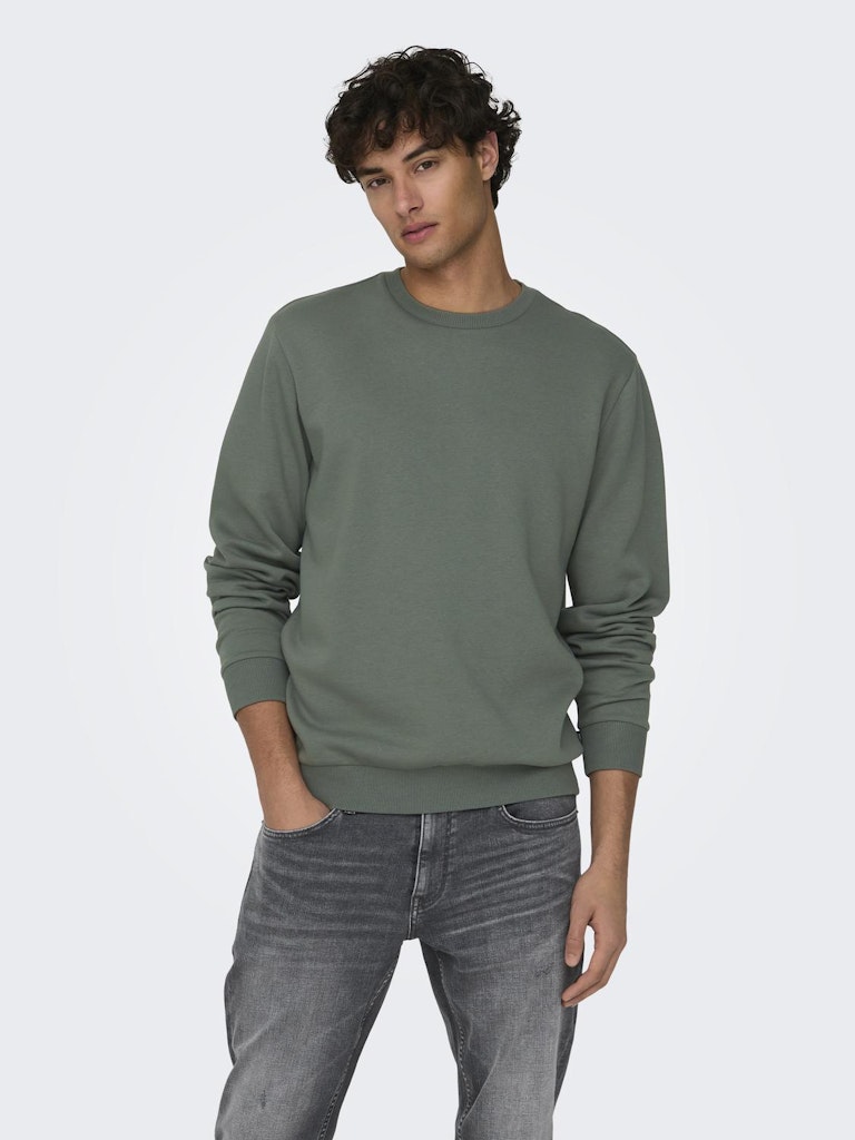 ONSCERES CREW NECK - Castor Gray