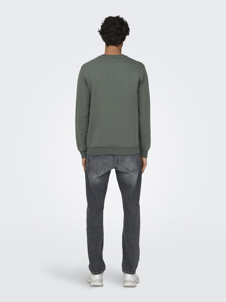 ONSCERES CREW NECK - Castor Gray