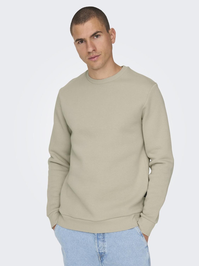 ONSCERES CREW NECK - Silver Lining