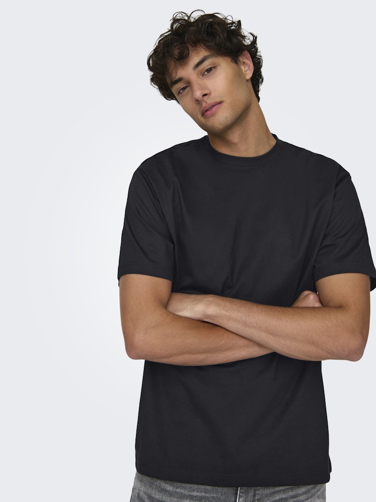 ONSFRED LIFE RLX SS TEE - Black