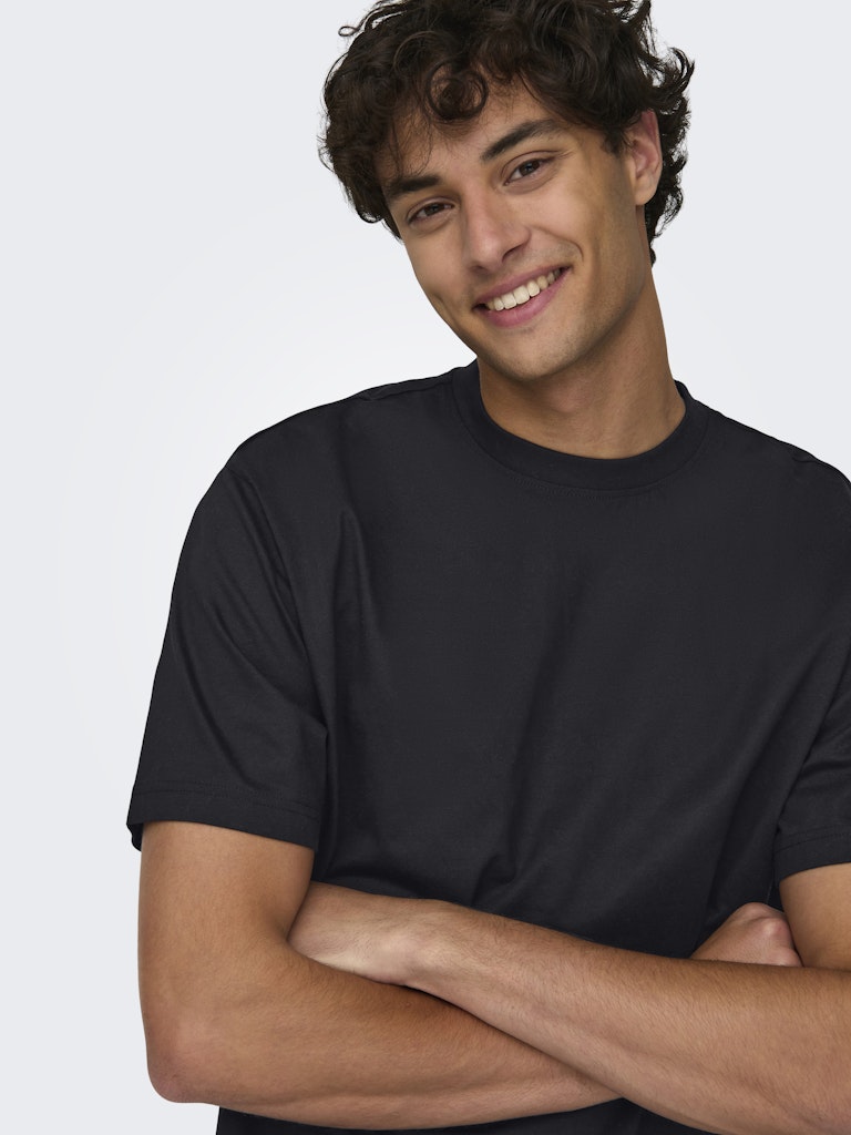 ONSFRED LIFE RLX SS TEE - Black