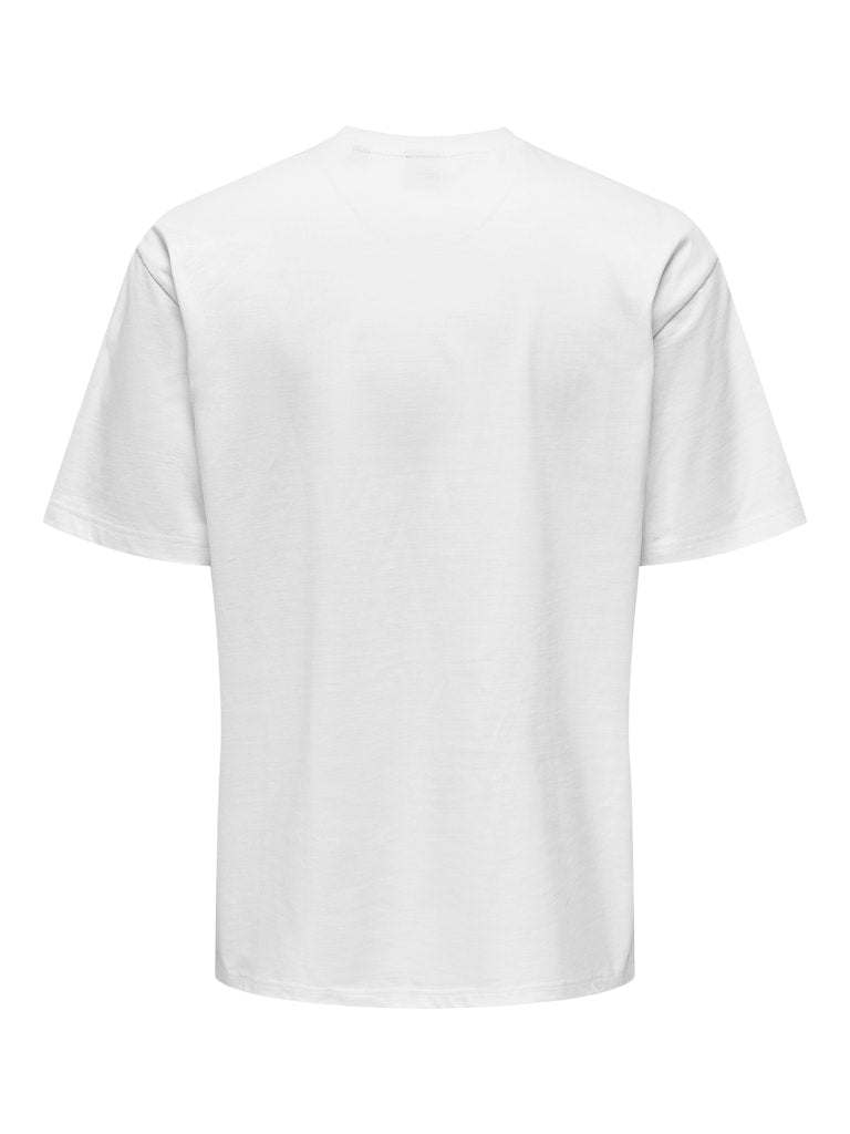 ONSFRED LIFE RLX SS TEE - Bright White