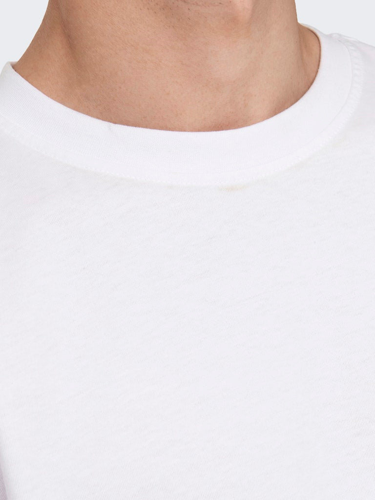 ONSFRED LIFE RLX SS TEE - Bright White