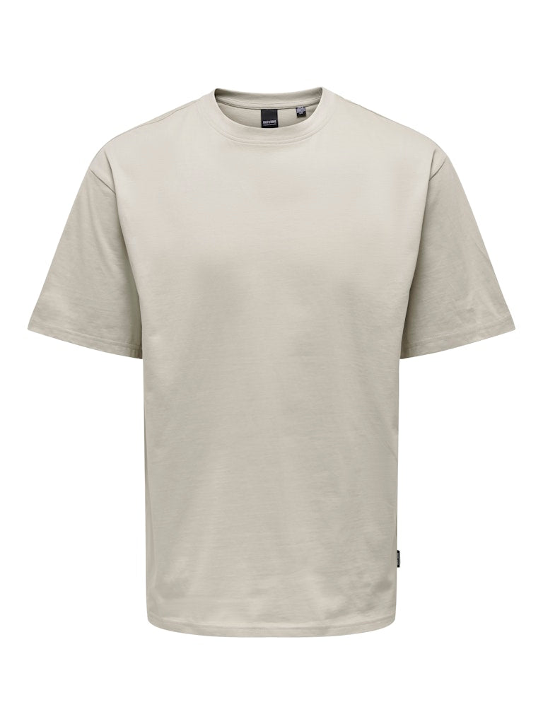 ONSFRED LIFE RLX SS TEE - Silver Lining