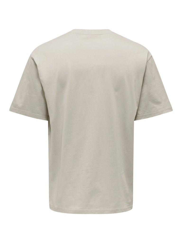 ONSFRED LIFE RLX SS TEE - Silver Lining