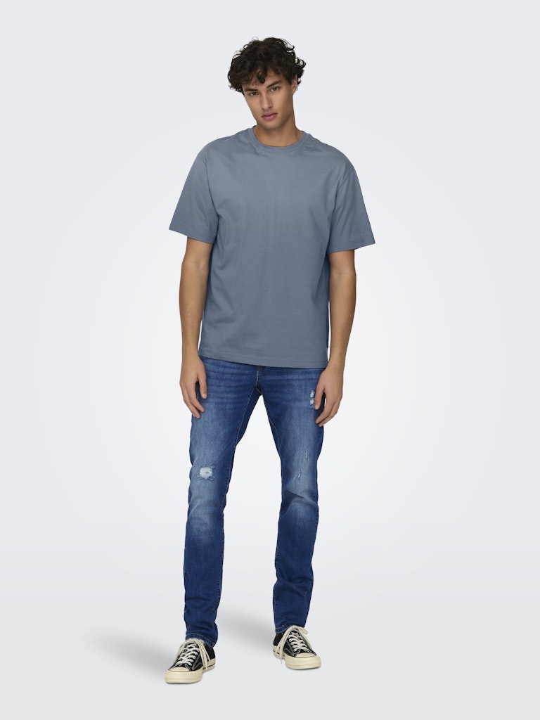 ONSFRED LIFE RLX SS TEE - Flint Stone