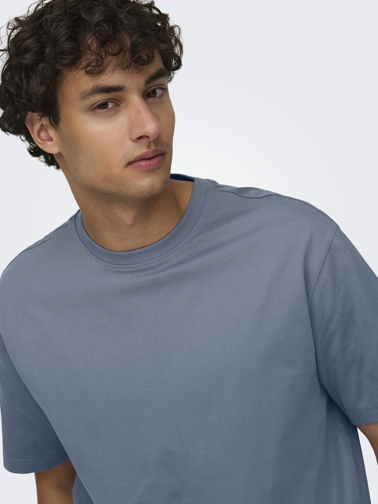 ONSFRED LIFE RLX SS TEE - Flint Stone