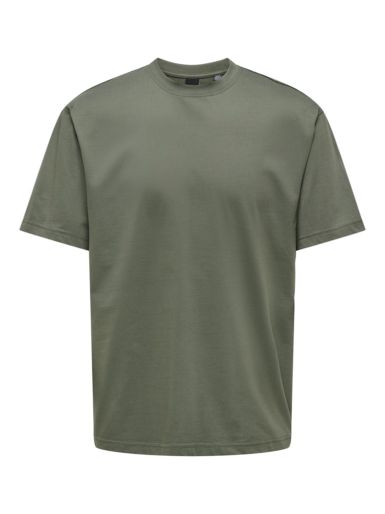 ONSFRED LIFE RLX SS TEE - Castor Gray