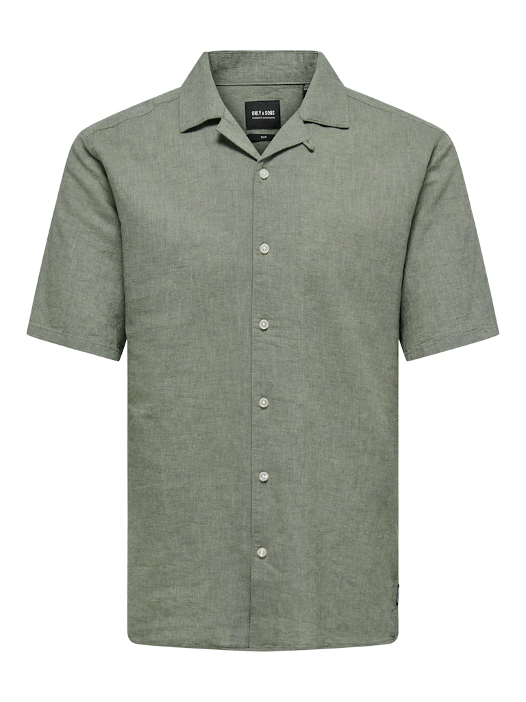 ONSCAIDEN LIFE SS SOLID RESORT LINEN - Swamp