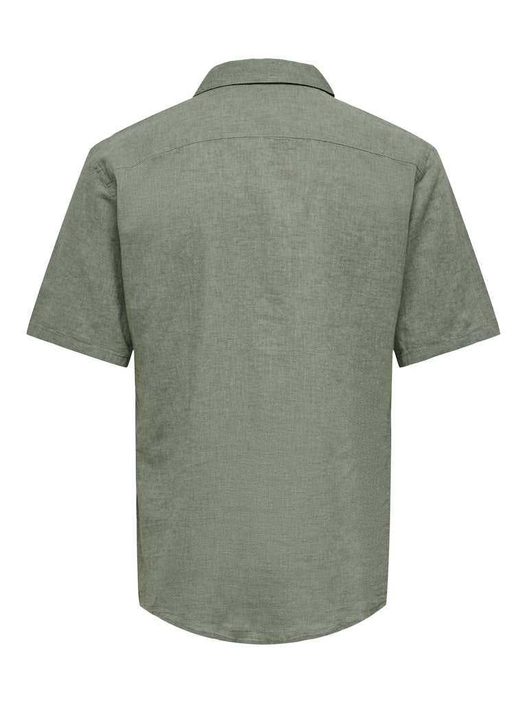 ONSCAIDEN LIFE SS SOLID RESORT LINEN - Swamp