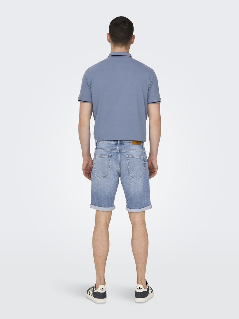 ONSPLY MBD 8772 TAI DNM SHORTS - Medium Blue Denim